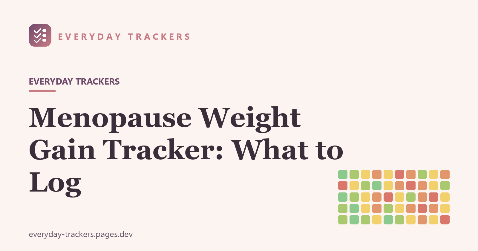 Menopause Weight Gain Tracker: What to Log Before Your Next Appointment
