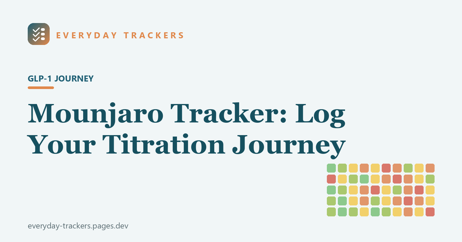 Mounjaro Tracker: Log Your Titration Journey